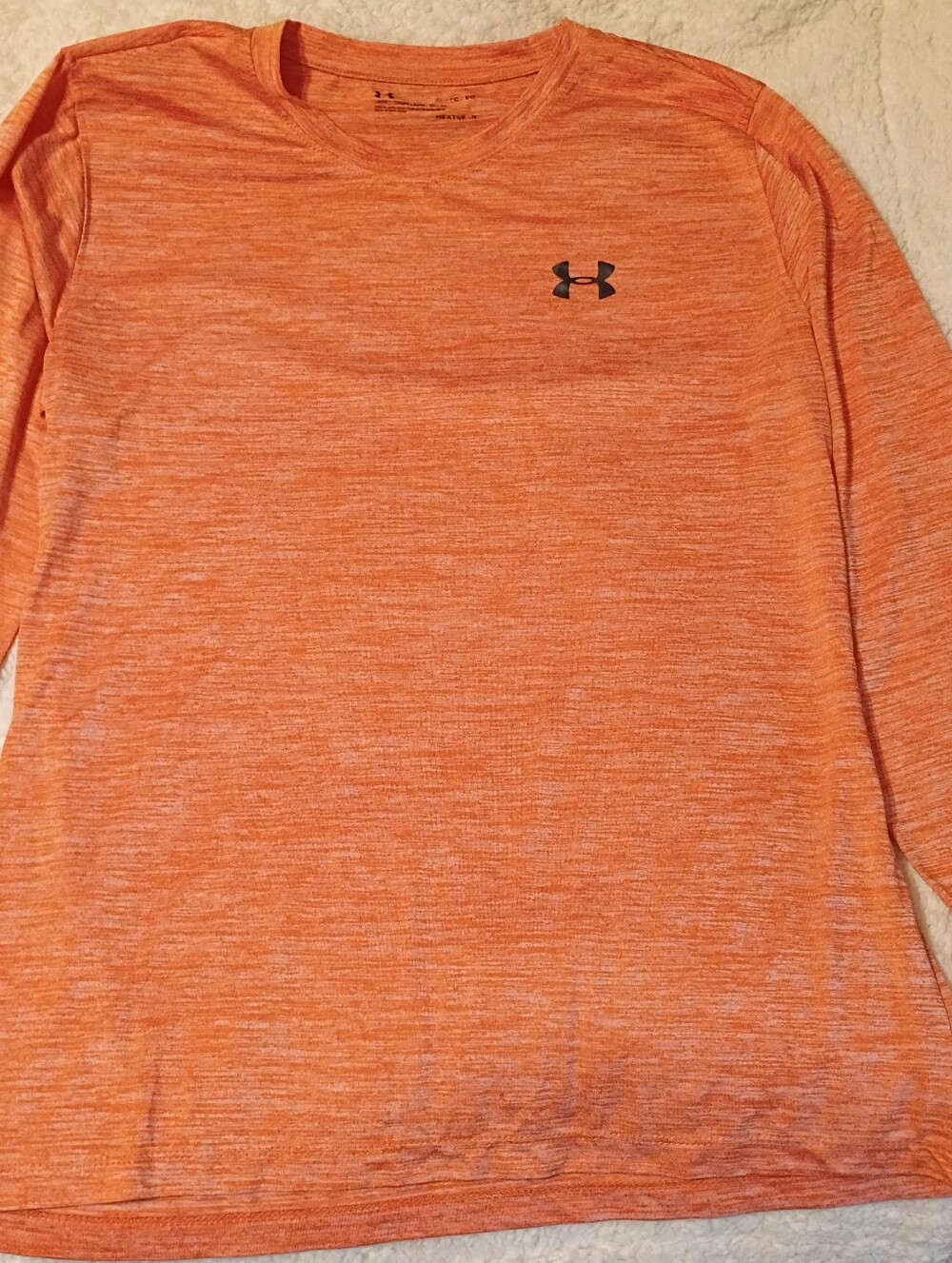 Under Armour Women's Orange Heather Active Shirt Long